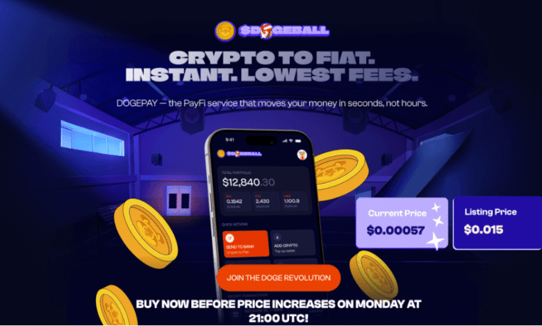 Turn $0.0006 into $0.015 with DOGEBALL, the Top Meme Coin Presale This Weekend