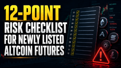 12-Point Risk Checklist for Newly Listed Altcoin Futures