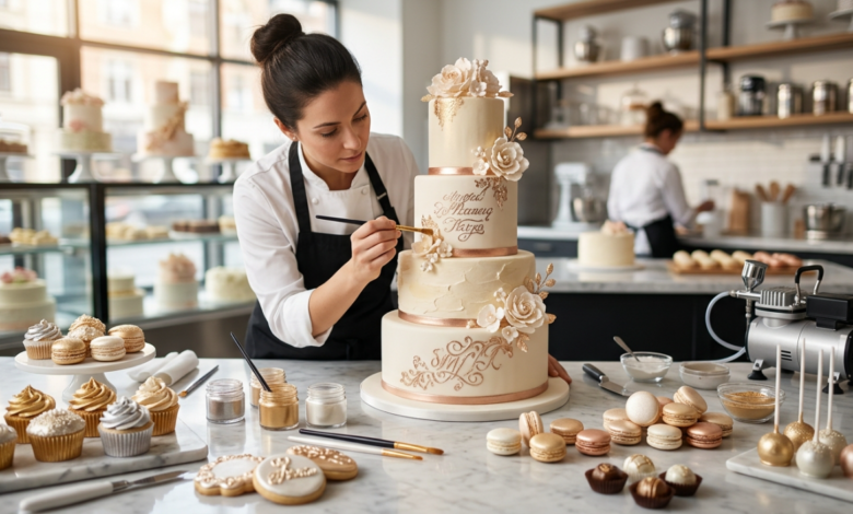 How Edible Luster Dust Creates Professional Cake Finishes